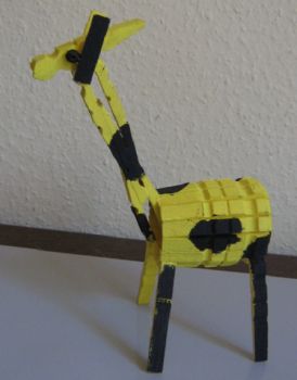 Giraffe van knijpers