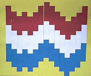 Wapperende vlag (mozaïek)