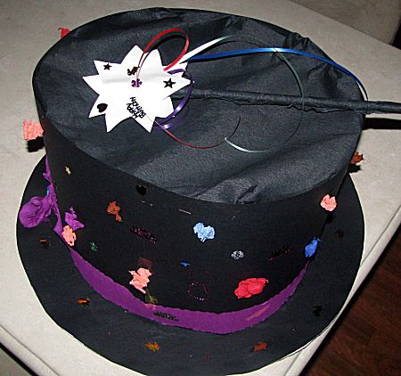 Hoge hoed voor goochelaar